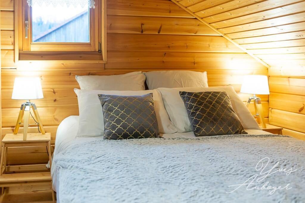 Chalet La Calougeotte, Jardin, Spa Et Sauna Prives Le Ménil Exterior foto